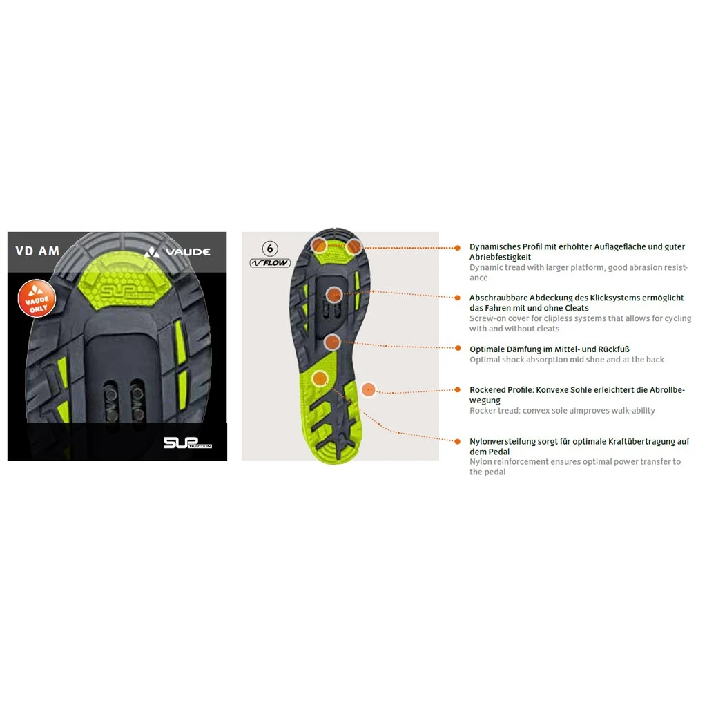 Vaude AM Downieville Low All-Mountain Shoes - Black 9 Vaude AM Downieville Low All-Mountain Shoes - Black - Image 7