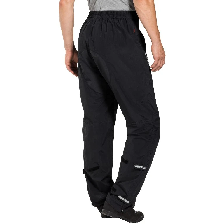 Vaude Men's Yaras Rain Pants III - Regular - Black 4 Vaude Men's Yaras Rain Pants III - Regular - Black - Image 2