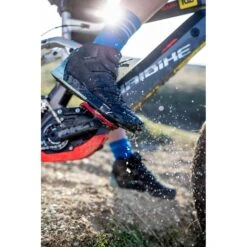 Vaude AM Moab Mid STX All-Mountain Flat Pedal Shoes - Phantom Black -Vaude vaude am moab mid stx all mountain flat pedal shoes 1 1218892