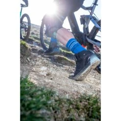 Vaude AM Moab Mid STX All-Mountain Flat Pedal Shoes - Phantom Black -Vaude vaude am moab mid stx all mountain flat pedal shoes 7 1218896