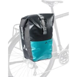 Vaude Aqua Back Color Single Bike Pannier - 24L - Navy -Vaude vaude aqua back color single bike pannier black alpine lake 1 1113803
