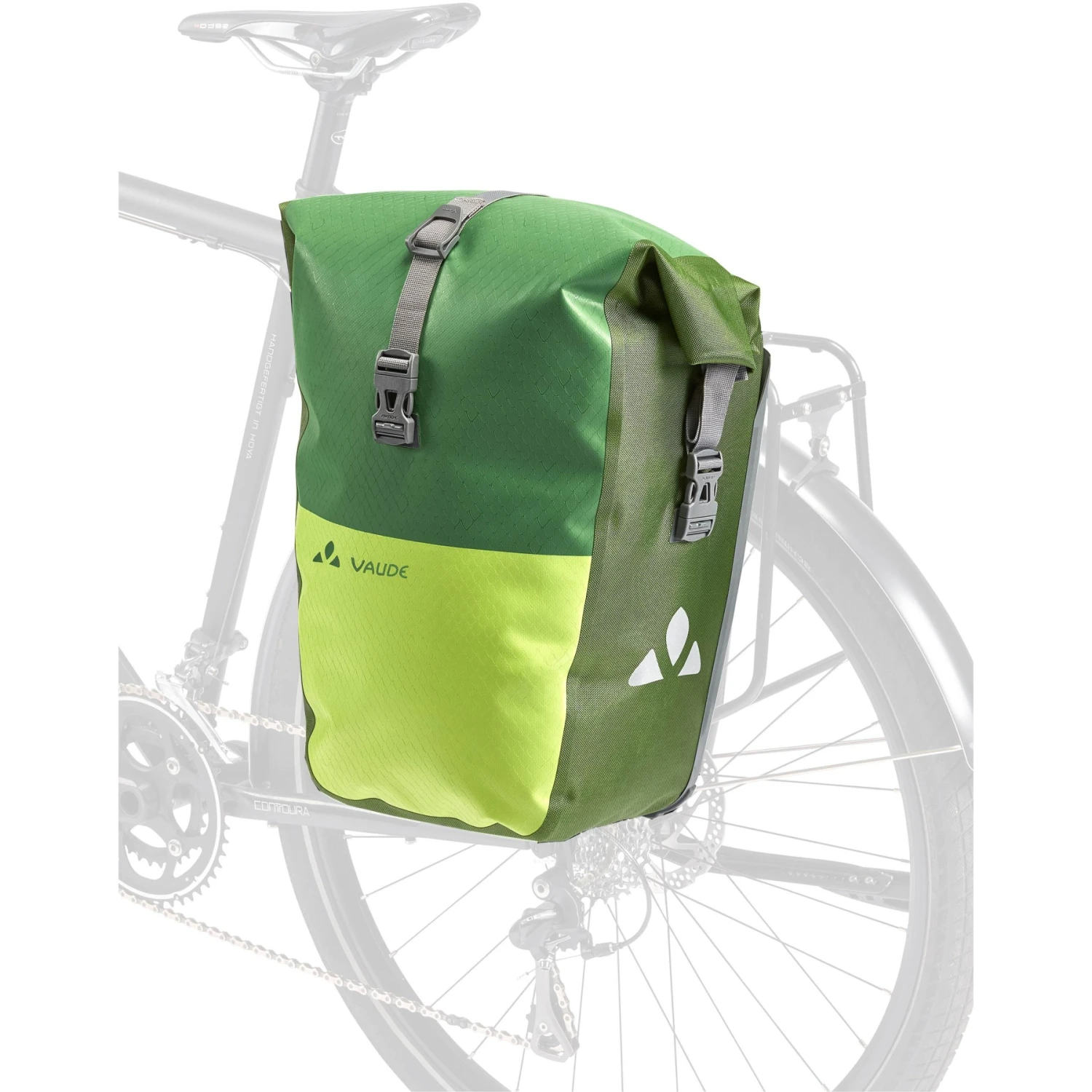 Vaude Aqua Back Color Single Bike Pannier - 24L - Bright Green 6 Vaude Aqua Back Color Single Bike Pannier - 24L - Bright Green - Image 4