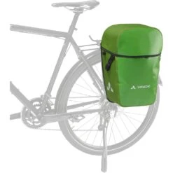 Vaude Aqua Back Pro Single Bike Pannier Rear - 24L - Parrot Green -Vaude vaude aqua back pro bike pannier rear pair parrot green 4 1243174