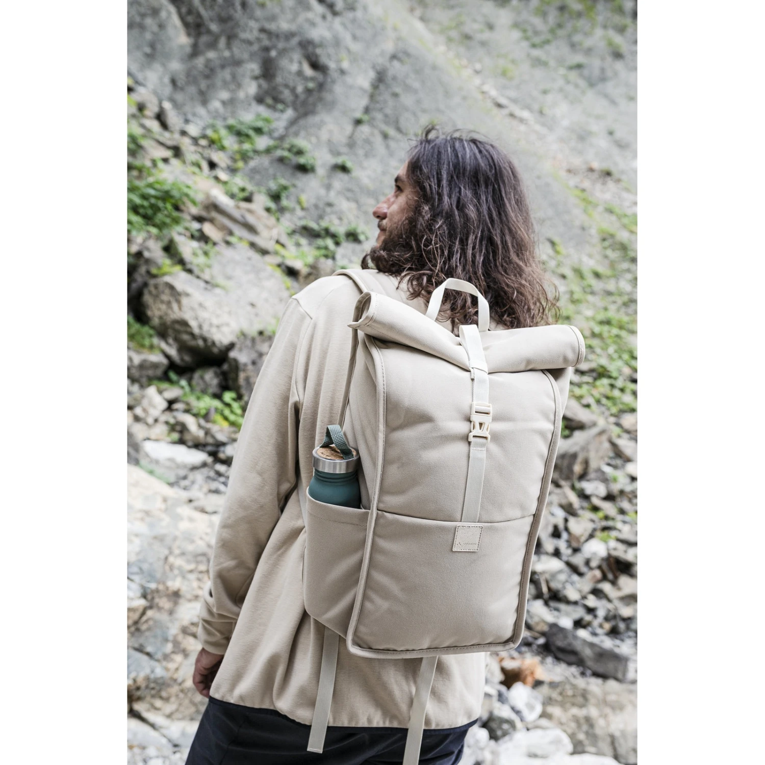 Vaude Coreway Rolltop 20 Backpack - Linen 14 Vaude Coreway Rolltop 20 Backpack - Linen - Image 12