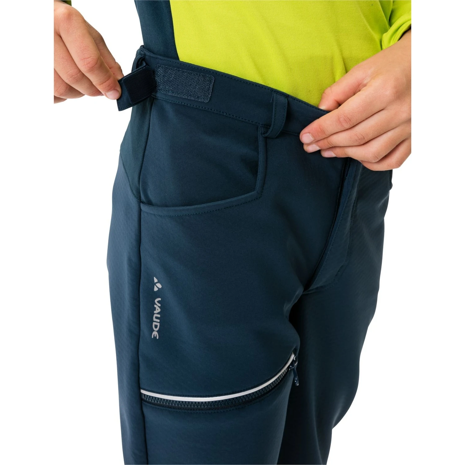 Vaude Kids Qimsa Softshell Pants - Black 9 Vaude Kids Qimsa Softshell Pants - Black - Image 7