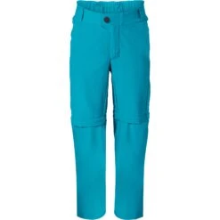 Vaude Kids Yaras Stretch Zip-Off Pants - Arctic Blue