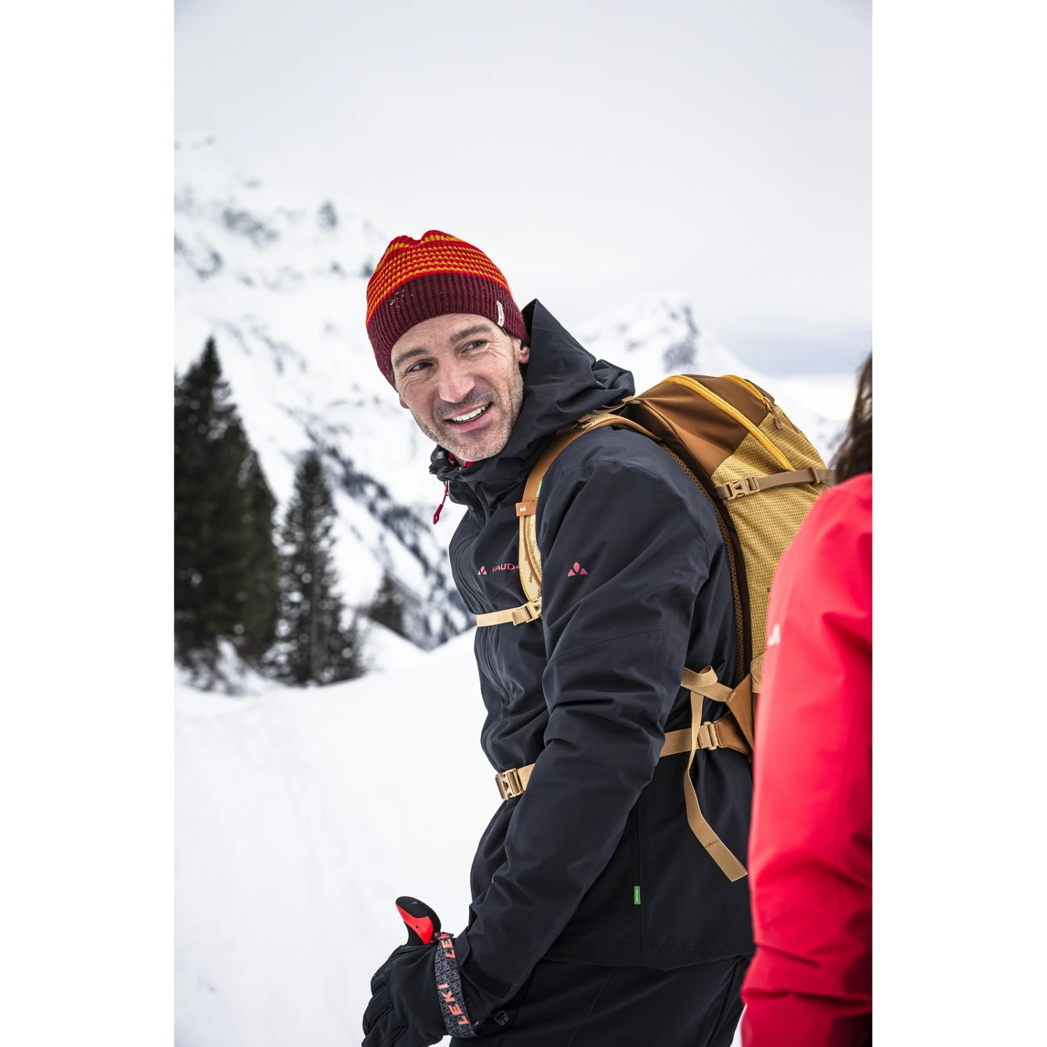 Vaude Melbu Beanie IV - Red 6 Vaude Melbu Beanie IV - Red - Image 4