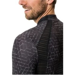 Vaude Men's Furka FZ Tricot Jersey - Black -Vaude vaude men s furka fz tricot jersey 2 1470525