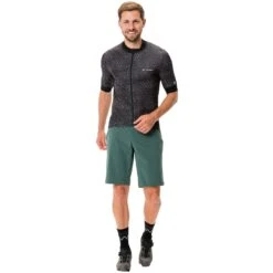 Vaude Men's Furka FZ Tricot Jersey - Black -Vaude vaude men s furka fz tricot jersey 3 1470526