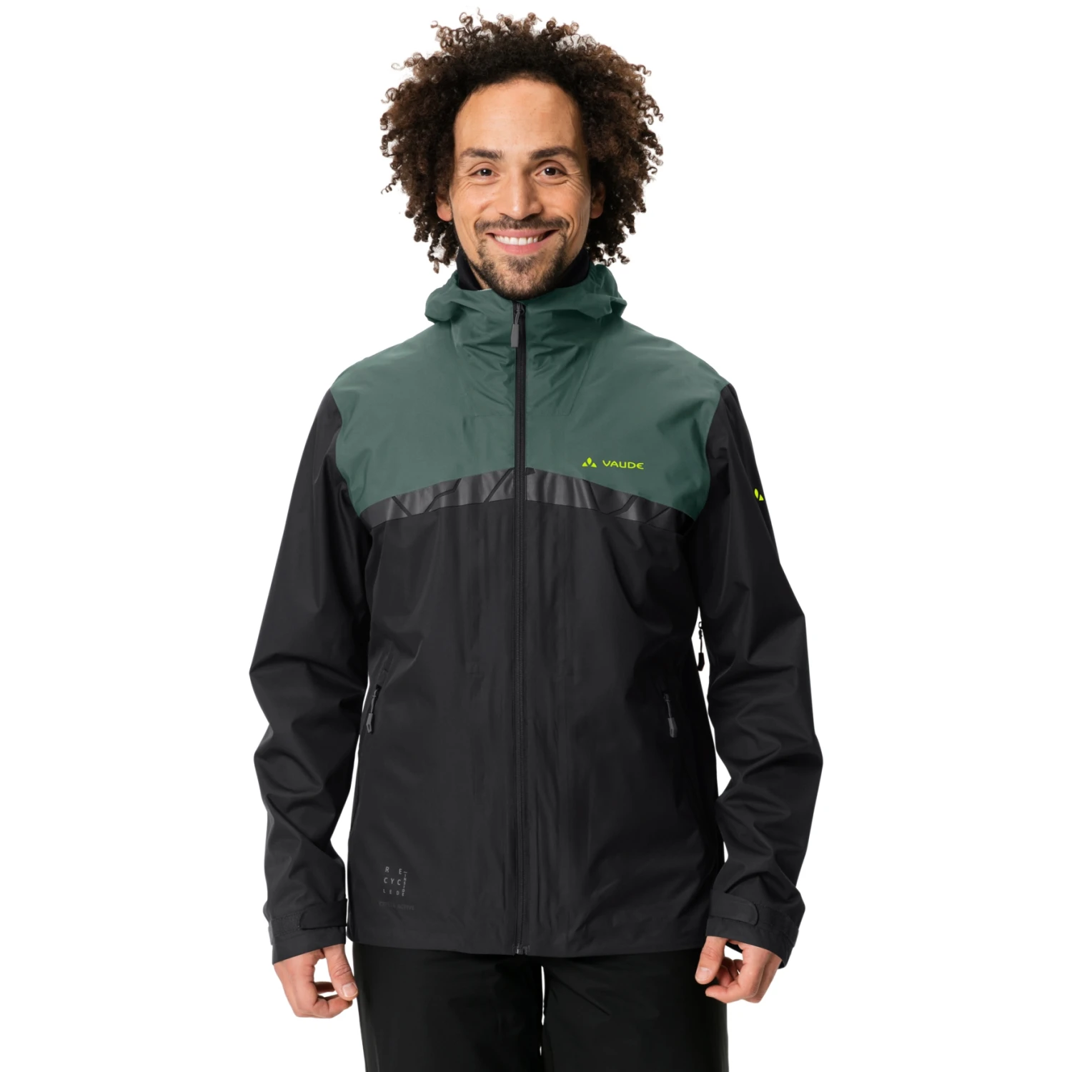 Vaude Men's All Year Moab 3in1 Rain Jacket - Black Uni 5 Vaude Men's All Year Moab 3in1 Rain Jacket - Black Uni - Image 3