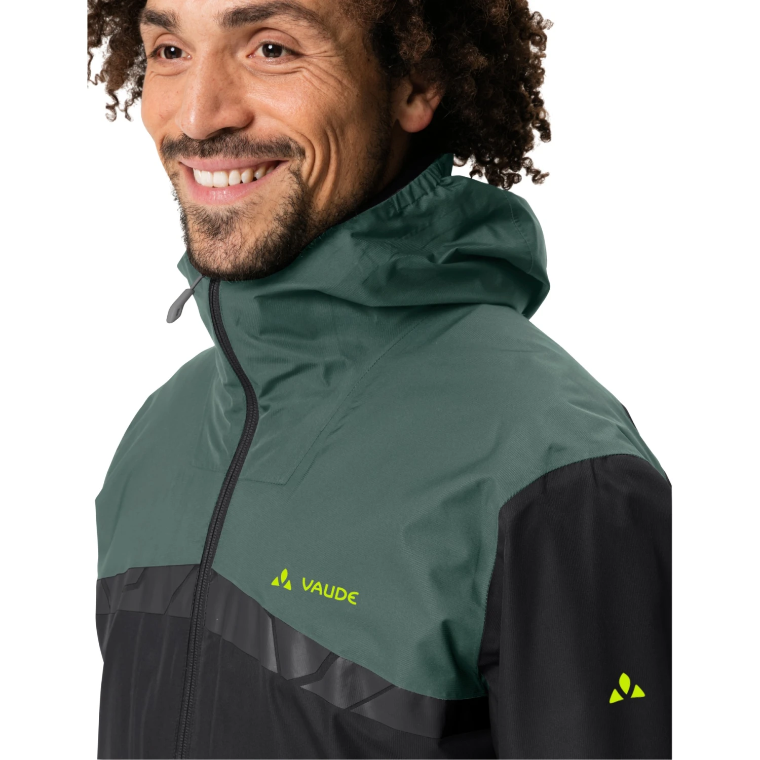 Vaude Men's All Year Moab 3in1 Rain Jacket - Black Uni 10 Vaude Men's All Year Moab 3in1 Rain Jacket - Black Uni - Image 8