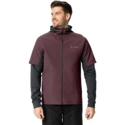 Vaude Men's All Year Moab FZ Hoody - Dark Oak -Vaude vaude mens all year moab fz hoody dark oak 4 1250911