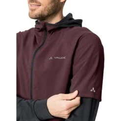 Vaude Men's All Year Moab FZ Hoody - Dark Oak -Vaude vaude mens all year moab fz hoody dark oak 7 1250907