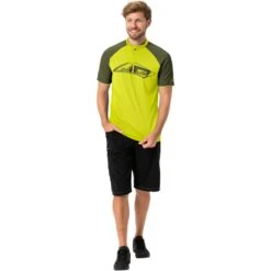 Vaude Men's Altissimo Pro Shirt - Bright Green Uni -Vaude vaude mens altissimo pro shirt bright green uni 1 1371298
