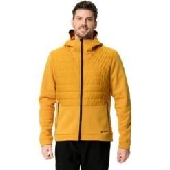 Vaude Men's Comyou Fleece Jacket - Burnt Yellow -Vaude vaude mens comyou fleece jacket burnt yellow 3 1252511