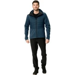 Vaude Men's Comyou Fleece Jacket - Dark Sea -Vaude vaude mens comyou fleece jacket dark sea 1 1252503