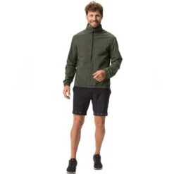Vaude Men's Cyclist Air Jacket - Khaki -Vaude vaude mens cyclist air jacket khaki 1 1373737