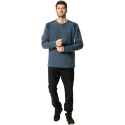 Vaude Men's Cyclist Sweater - Dark Sea Uni -Vaude vaude mens cyclist sweater dark sea uni 1 1253437