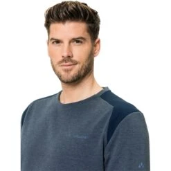 Vaude Men's Cyclist Sweater - Dark Sea Uni -Vaude vaude mens cyclist sweater dark sea uni 6 1253442
