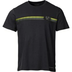 Vaude Men's Cyclist T-Shirt V - Black Uni -Vaude vaude mens cyclist t shirt v black uni 2 1371937