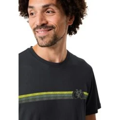 Vaude Men's Cyclist T-Shirt V - Black Uni -Vaude vaude mens cyclist t shirt v black uni 6 1371941