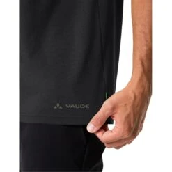 Vaude Men's Cyclist T-Shirt V - Black Uni -Vaude vaude mens cyclist t shirt v black uni 7 1371935
