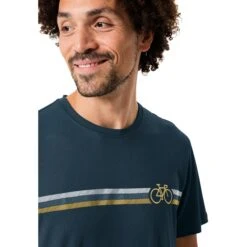 Vaude Men's Cyclist T-Shirt V - Dark Sea -Vaude vaude mens cyclist t shirt v dark sea 5 1371992
