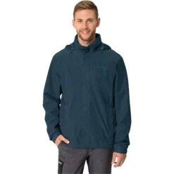 Vaude Escape Bike Light Jacket Men - Dark Sea