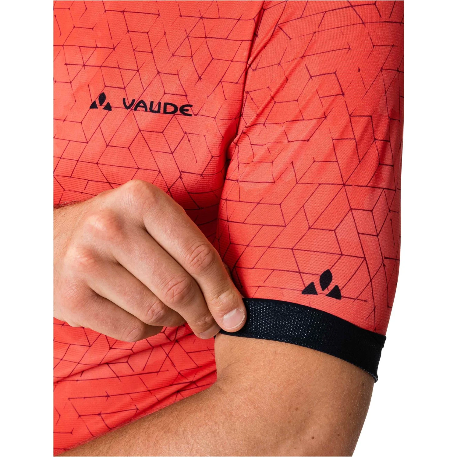 Vaude Men's Furka FZ Tricot Jersey - Glowing Red 8 Vaude Men's Furka FZ Tricot Jersey - Glowing Red - Image 6