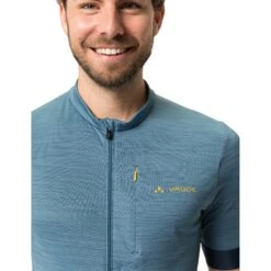 Vaude Men's Kuro FZ Tricot - Blue Grey -Vaude vaude mens kuro fz tricot blue grey 6 1372842