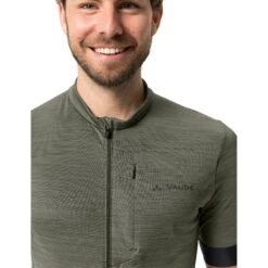 Vaude Men's Kuro FZ Tricot - Khaki -Vaude vaude mens kuro fz tricot khaki 6 1372823