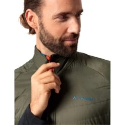 Vaude Men's Kuro Insulation FZ Tricot - Khaki -Vaude vaude mens kuro insulation fz tricot khaki 6 1508327