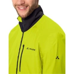 Vaude Kuro Rain Jacket Men - Bright Green -Vaude vaude mens kuro rain jacket bright green 5 1110400