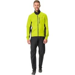 Vaude Kuro Rain Jacket Men - Bright Green -Vaude vaude mens kuro rain jacket bright green 7 1110403