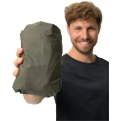 Vaude Kuro Rain Jacket Men - Khaki -Vaude vaude mens kuro rain jacket khaki 6 1382147