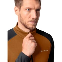 Vaude Men's Larice Light Shirt II - Black/silt Brown -Vaude vaude mens larice light shirt ii black silt brown 6 1508791