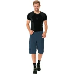 Vaude Men's Ledro Shorts - Dark Sea -Vaude vaude mens ledro shorts dark sea 1 1110551