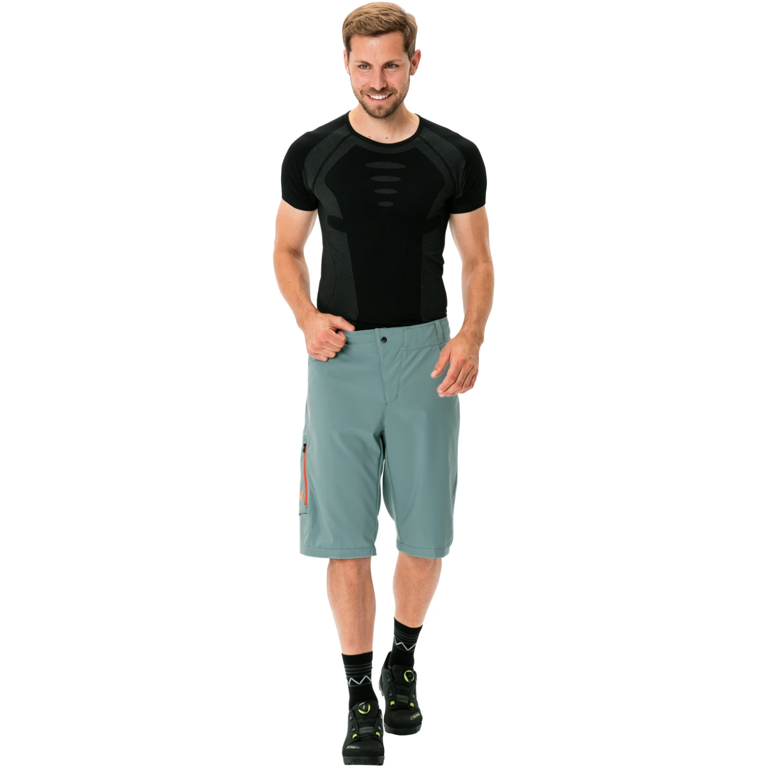 Vaude Men's Ledro Shorts - Dusty Moss 9 Vaude Men's Ledro Shorts - Dusty Moss - Image 7