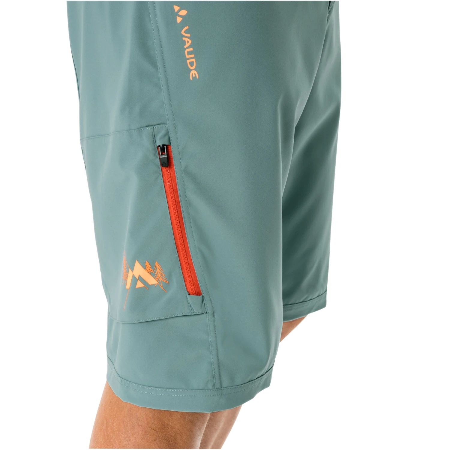 Vaude Men's Ledro Shorts - Dusty Moss 8 Vaude Men's Ledro Shorts - Dusty Moss - Image 6