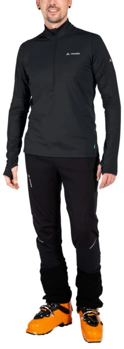 Vaude Men's Livigno Halfzip II - Black -Vaude vaude mens livigno halfzip ii black4 870990