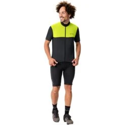 Vaude Men's Matera FZ Tricot - Bright Green -Vaude vaude mens matera fz tricot bright green 1 1377000