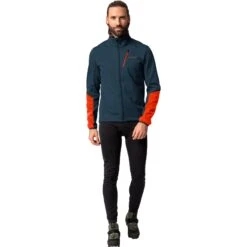 Vaude Men's Matera Softshell Jacket II - Dark Sea -Vaude vaude mens matera softshell jacket ii dark sea 1 1509031