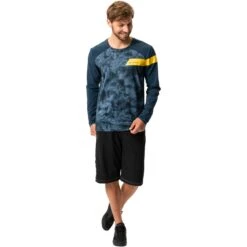 Vaude Moab PRO Long Sleeve Shirt Men - Dark Sea -Vaude vaude mens moab ls pro shirt dark sea 1 1377082
