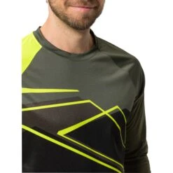 Vaude Men's Moab LS T-Shirt VI - Khaki -Vaude vaude mens moab ls t shirt vi khaki 6 1377914