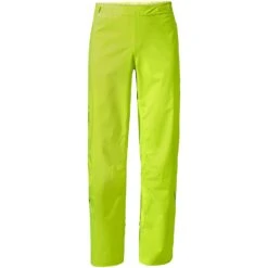 Vaude Men's Moab Rain Pants - Neon Yellow -Vaude vaude mens moab rain pants neon yellow 2 1138636