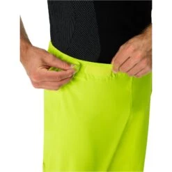 Vaude Men's Moab Rain Pants - Neon Yellow -Vaude vaude mens moab rain pants neon yellow b2 1328252