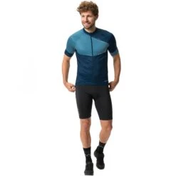 Vaude Men's Posta FZ Tricot - Blue Grey -Vaude vaude mens posta fz tricot blue grey 1 1378016