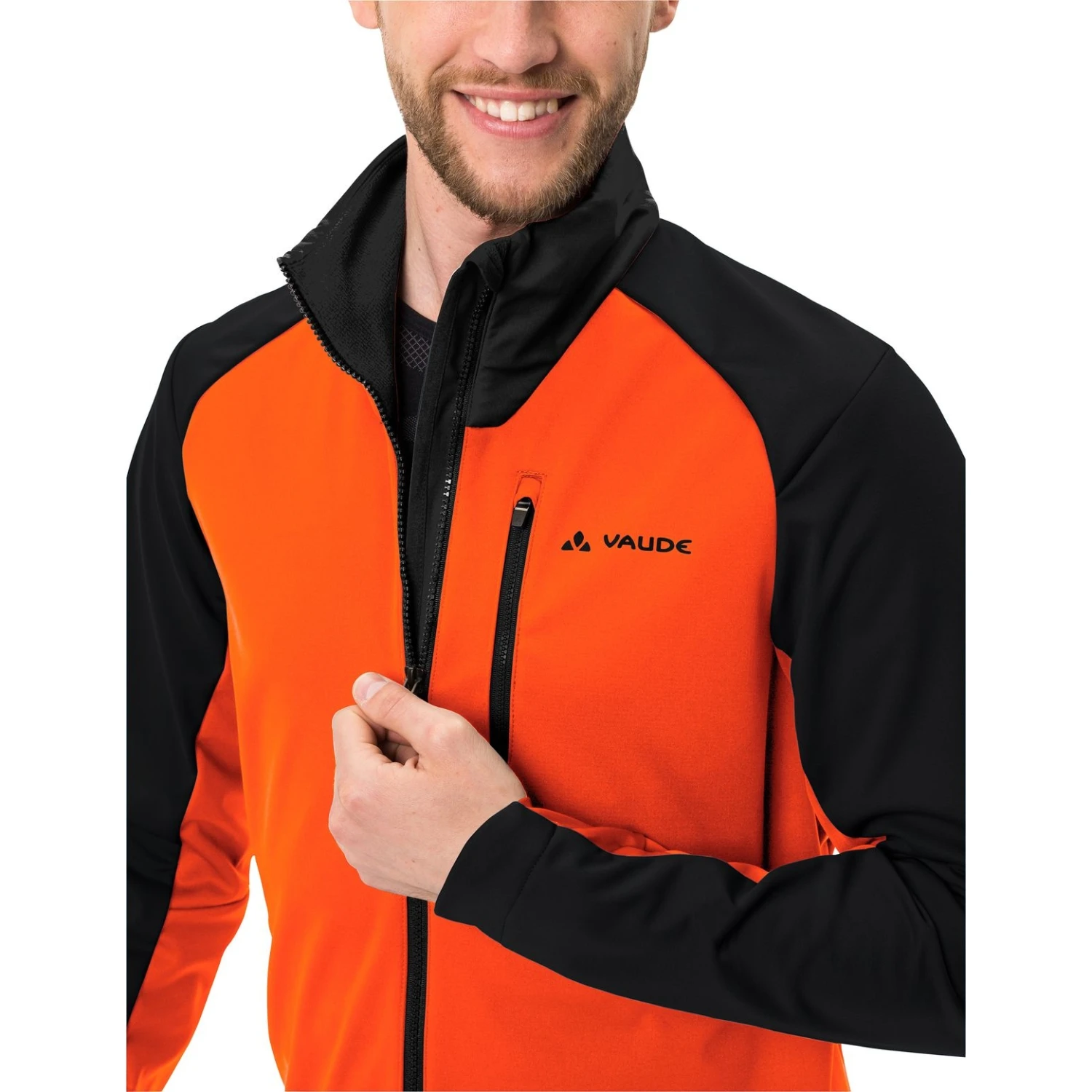 Vaude Men's Posta Softshell Jacket VI - Neon Orange 8 Vaude Men's Posta Softshell Jacket VI - Neon Orange - Image 6