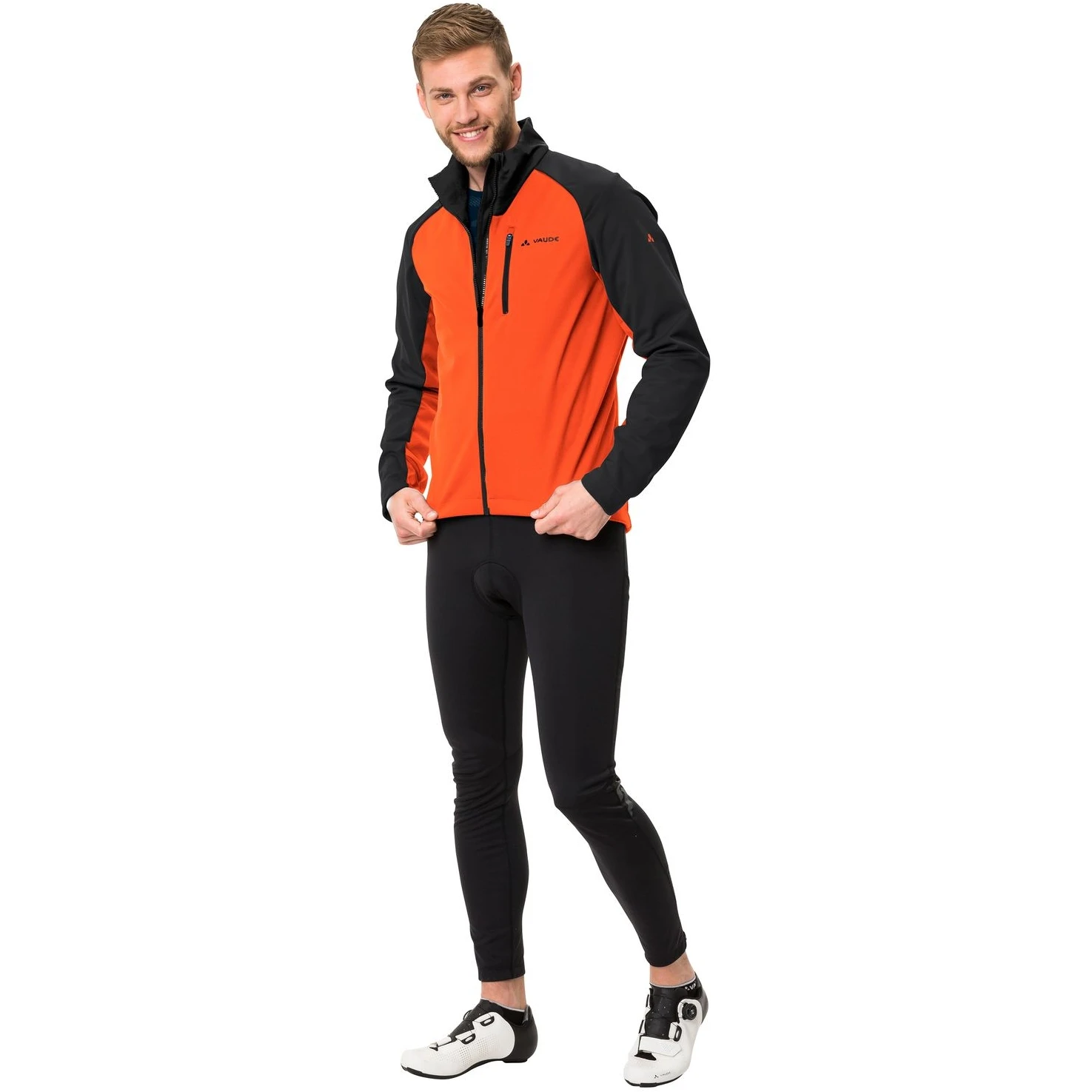 Vaude Men's Posta Softshell Jacket VI - Neon Orange 9 Vaude Men's Posta Softshell Jacket VI - Neon Orange - Image 7