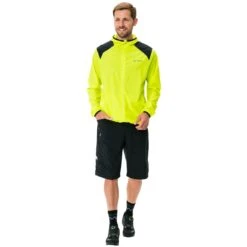 Vaude Men's Qimsa Air Jacket - Bright Green -Vaude vaude mens qimsa air jacket bright green 7 1173918